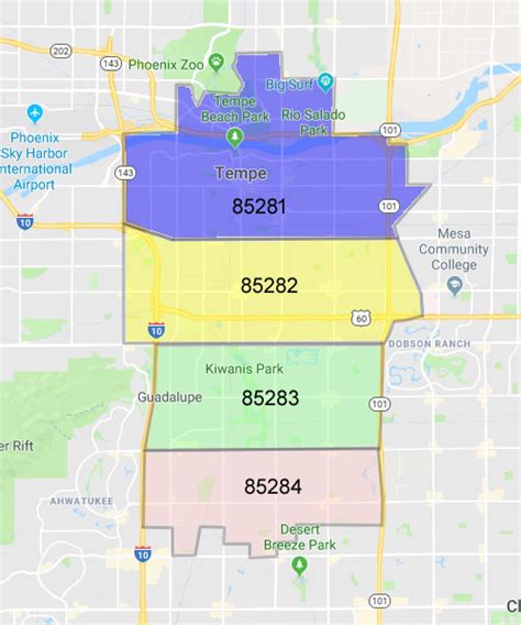 tempe zip codes map|ZIP Code 85282 Map, Demographics, More for Tempe, AZ